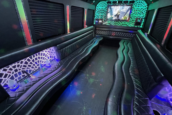 Hampton Limo Bus Interior