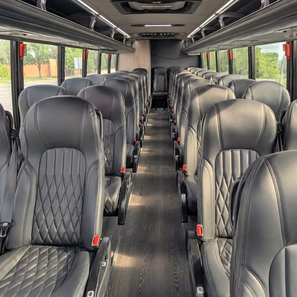 25 passenger minibus interior