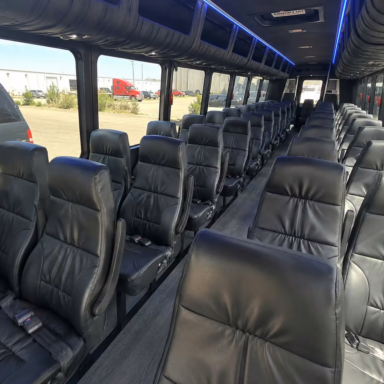 30 passenger minibus inside
