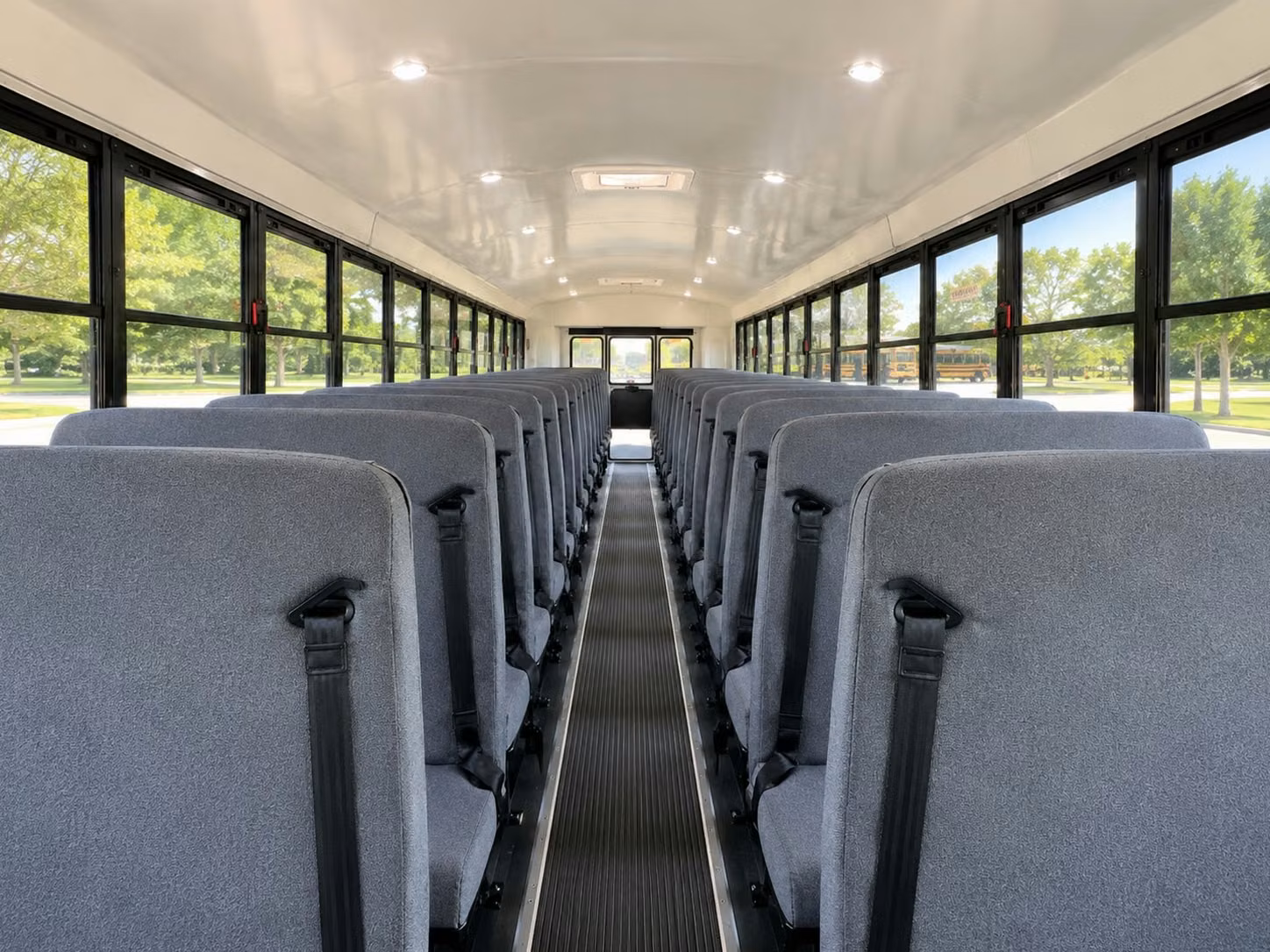 school bus interior
